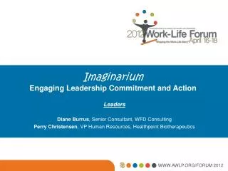 Imaginarium Engaging Leadership Commitment and Action