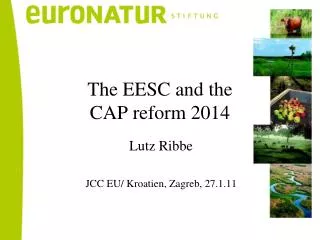 The EESC and the CAP reform 2014