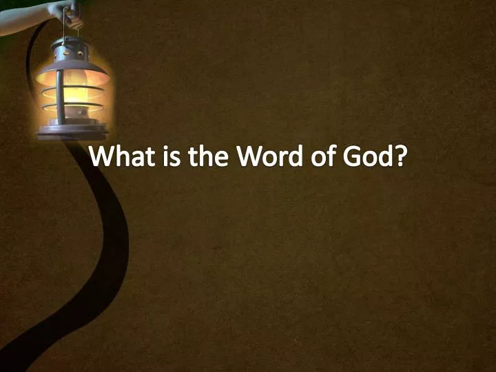what is the word of god