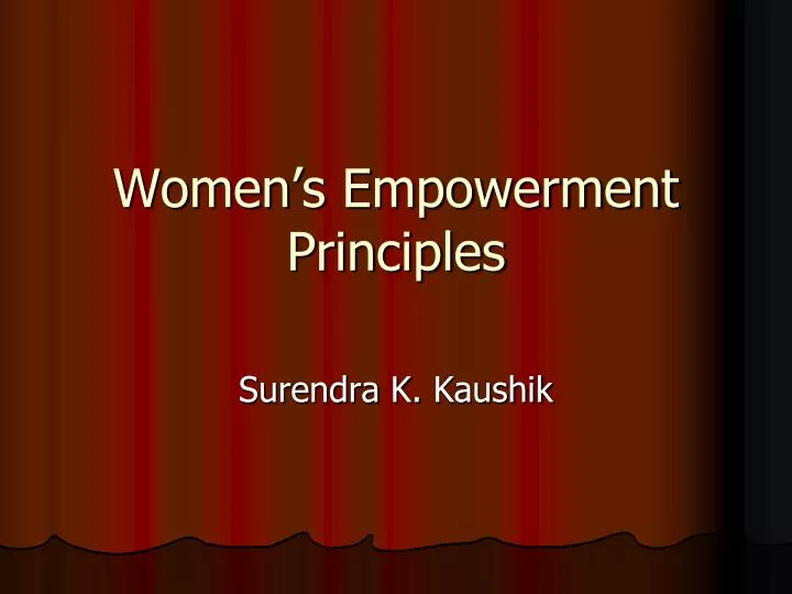 women s empowerment principles