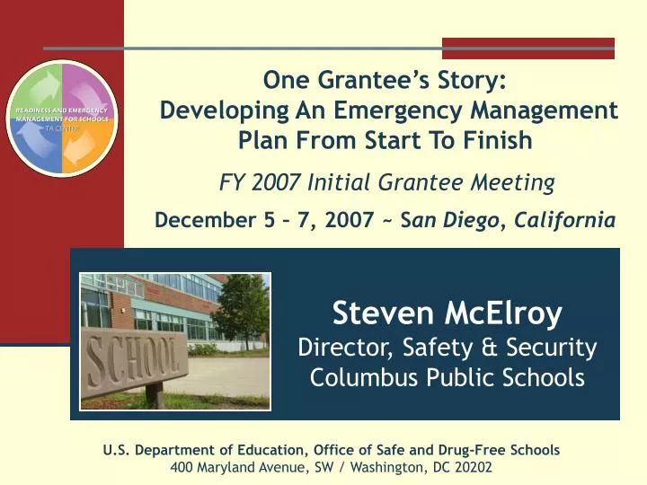 steven mcelroy director safety security columbus public schools