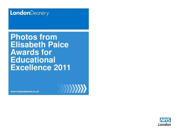 photos from elisabeth paice awards for educational excellence 2011