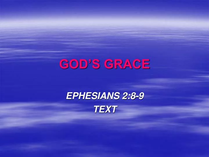 god s grace