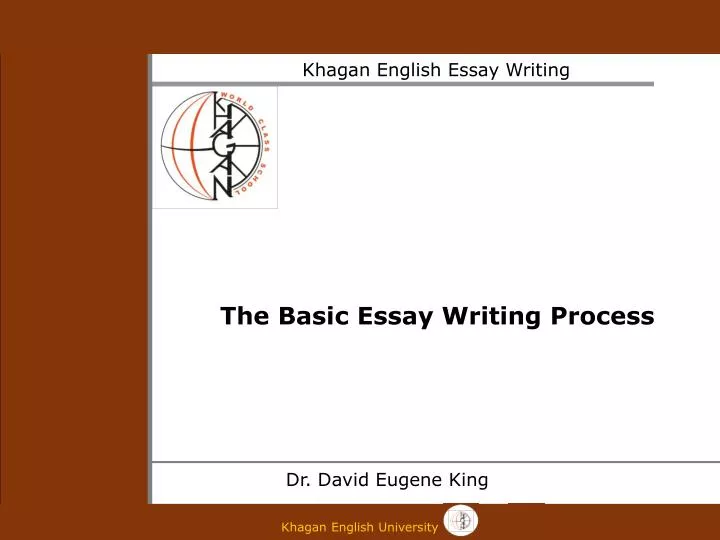 the basic essay writing process
