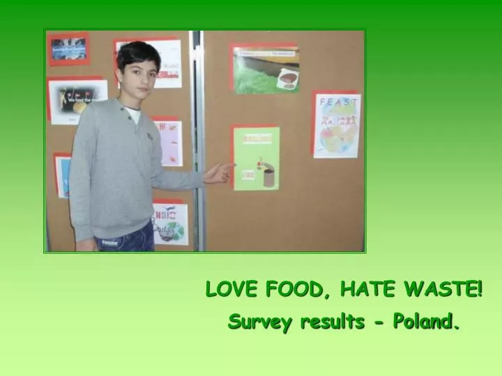 love food hate waste survey results poland