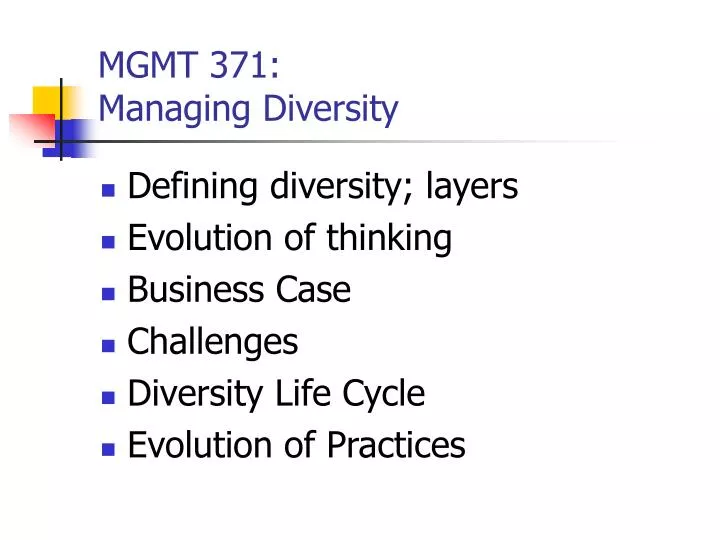 mgmt 371 managing diversity