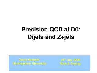 Precision QCD at D0: Dijets and Z+jets