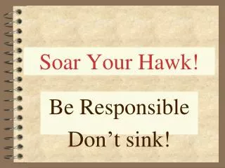 Soar Your Hawk!