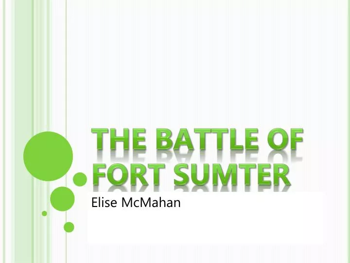 the battle of fort sumter