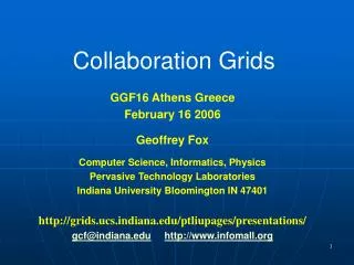 Collaboration Grids