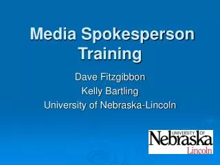 Media Spokesperson Training