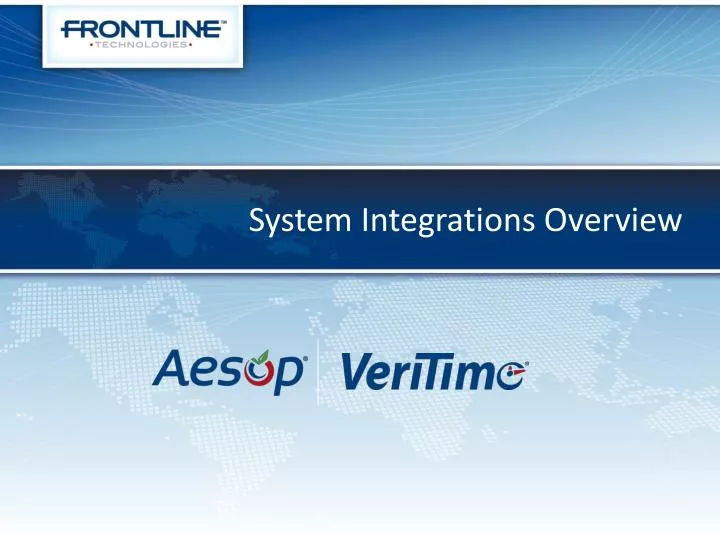 system integrations overview