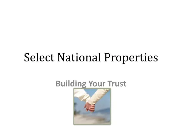 select national properties