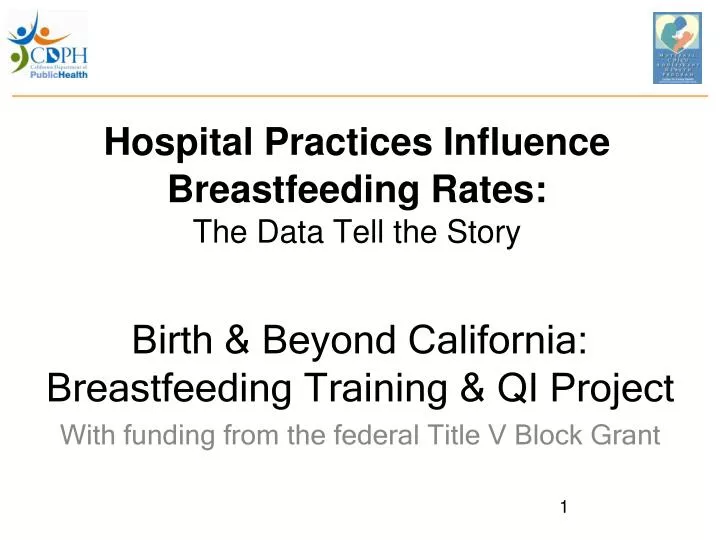 hospital practices influence breastfeeding rates the data tell the story