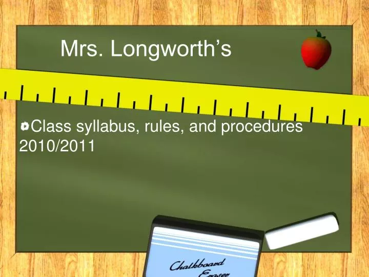 mrs longworth s