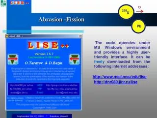 Abrasion -Fission