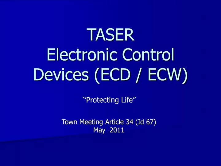 taser electronic control devices ecd ecw