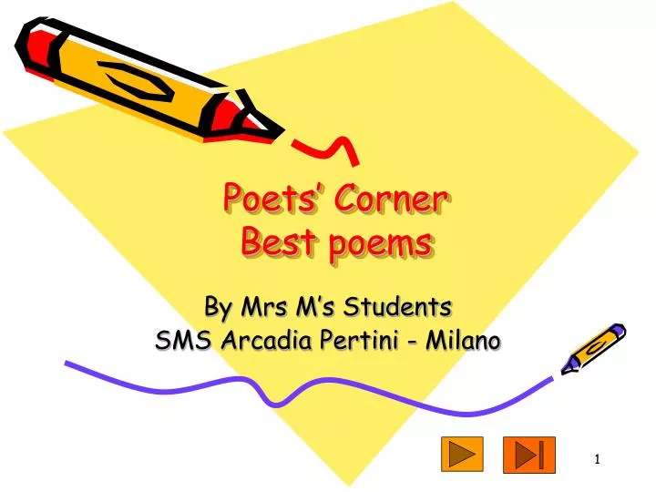 poets corner best poems