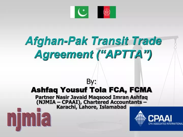 afghan pak transit trade agreement aptta