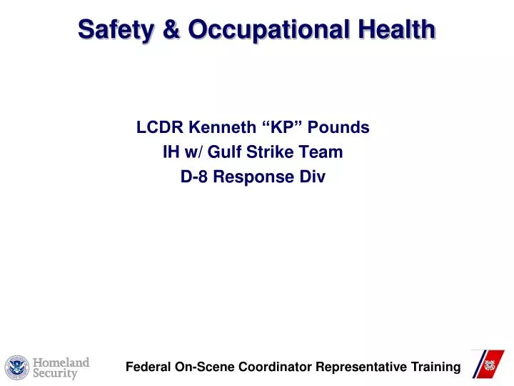 safety occupational health
