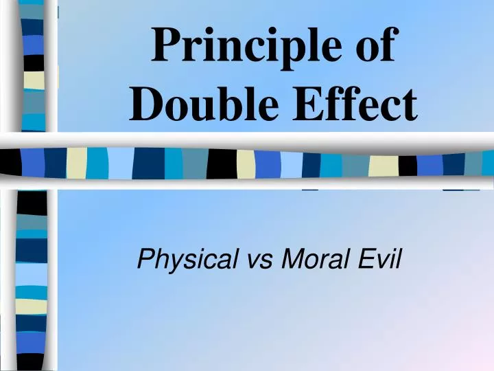 principle of double effect