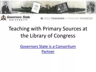 Teaching with Primary Sources at the Library of Congress