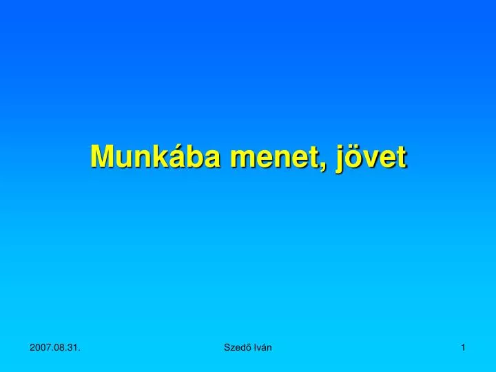 munk ba menet j vet