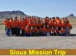 Sioux Mission Trip - slide 1