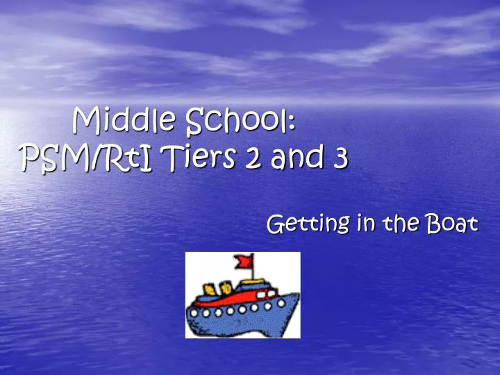 middle school psm rti tiers 2 and 3