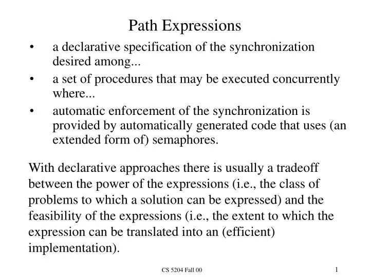 path expressions