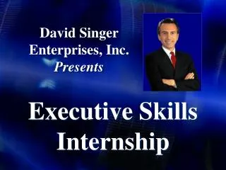 David Singer Enterprises, Inc. Presents