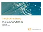 THOMSON REUTERS - slide 1