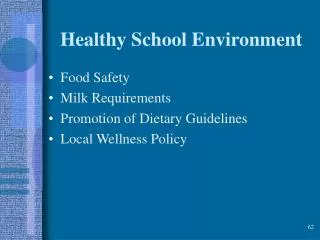 Healthy School Environment