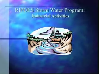 RIPDES Storm Water Program: Industrial Activities