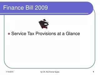 Finance Bill 2009