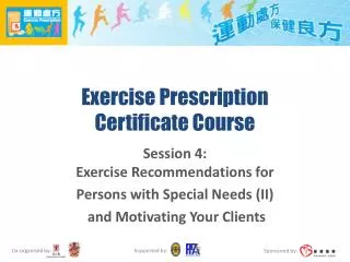 Exercise Prescription Certificate Course
