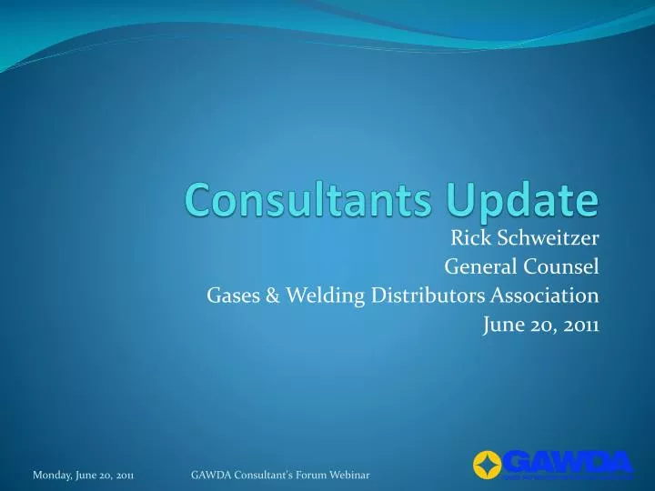 consultants update