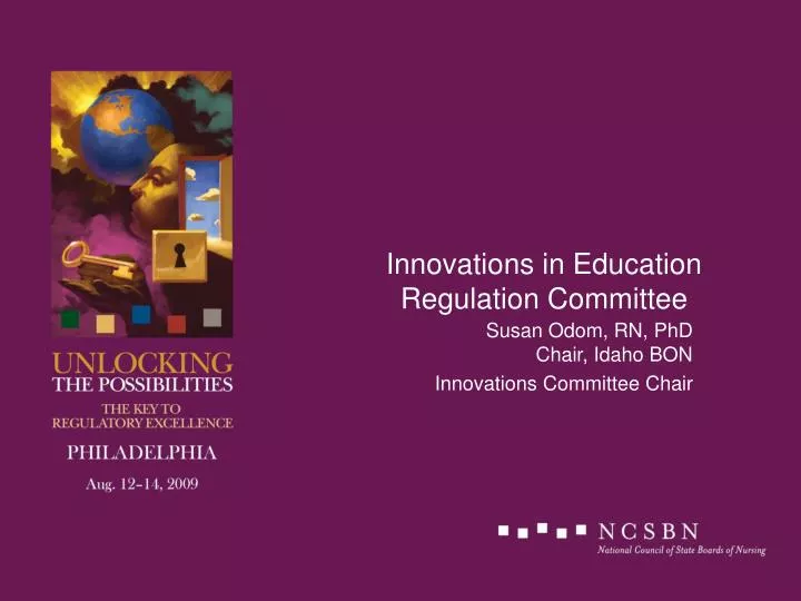innovations in education regulation committee