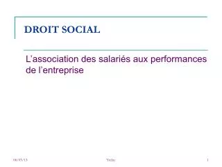 droit social