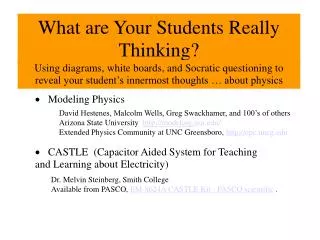 What are Your Students Really Thinking?