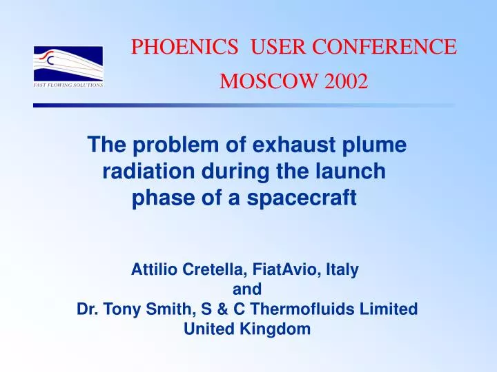 phoenics user conference moscow 2002