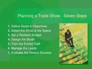 Planning a Trade Show - Seven Steps