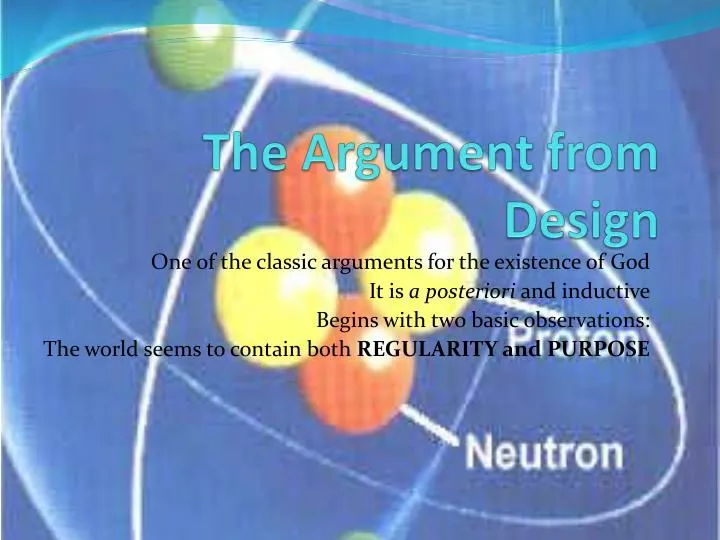 the argument from design