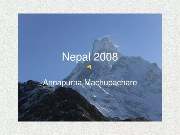 nepal 2008