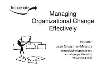 Managing Organizational Change Effectively