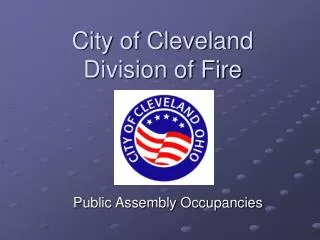 City of Cleveland Division of Fire