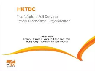 The World’s Full-Service Trade Promotion Organization