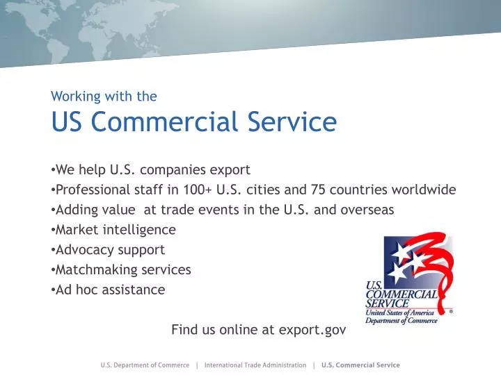 working with the us commercial service