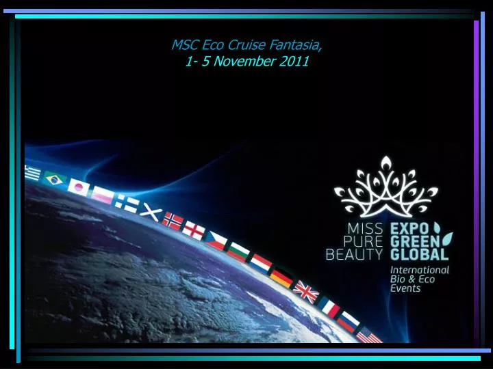 msc eco cruise fantasia 1 5 november 2011