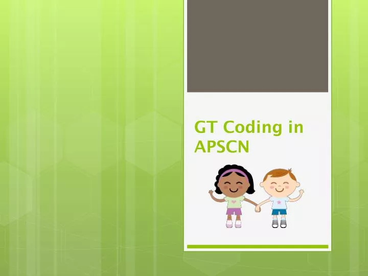 gt coding in apscn
